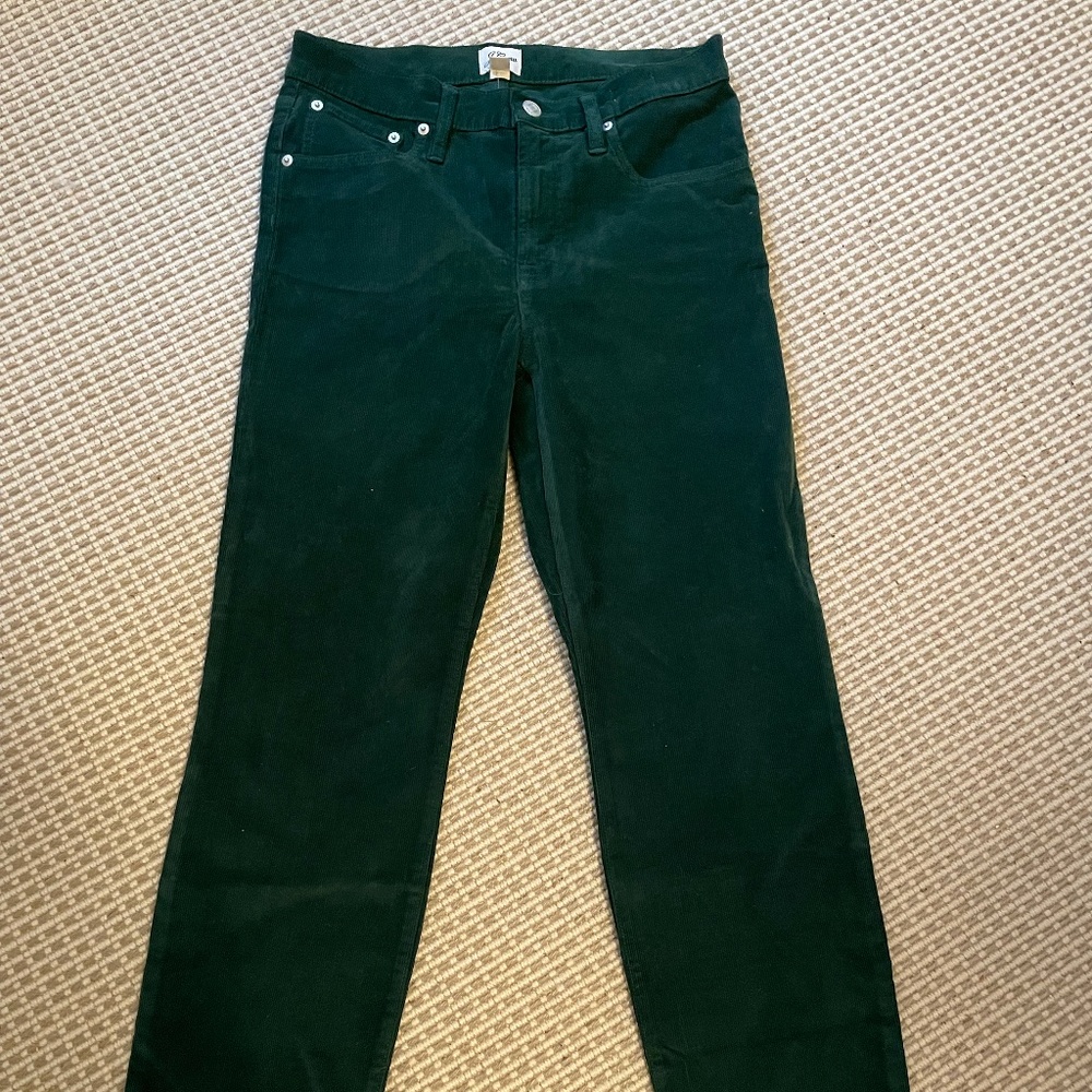 J.Crew Straight Leg Corduroy Pants - petite